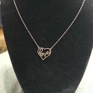 American eagle heart necklace